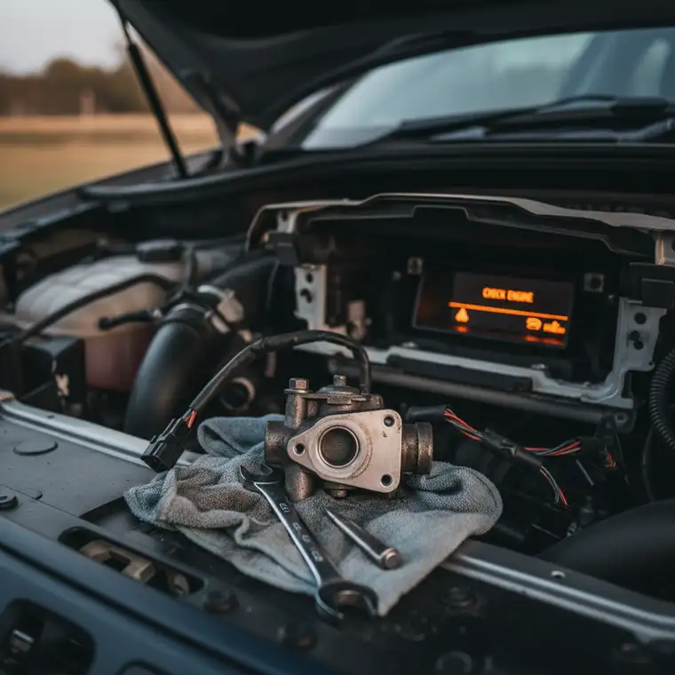 Dlaczego kontrolka Check Engine zapala się po zaślepieniu EGR