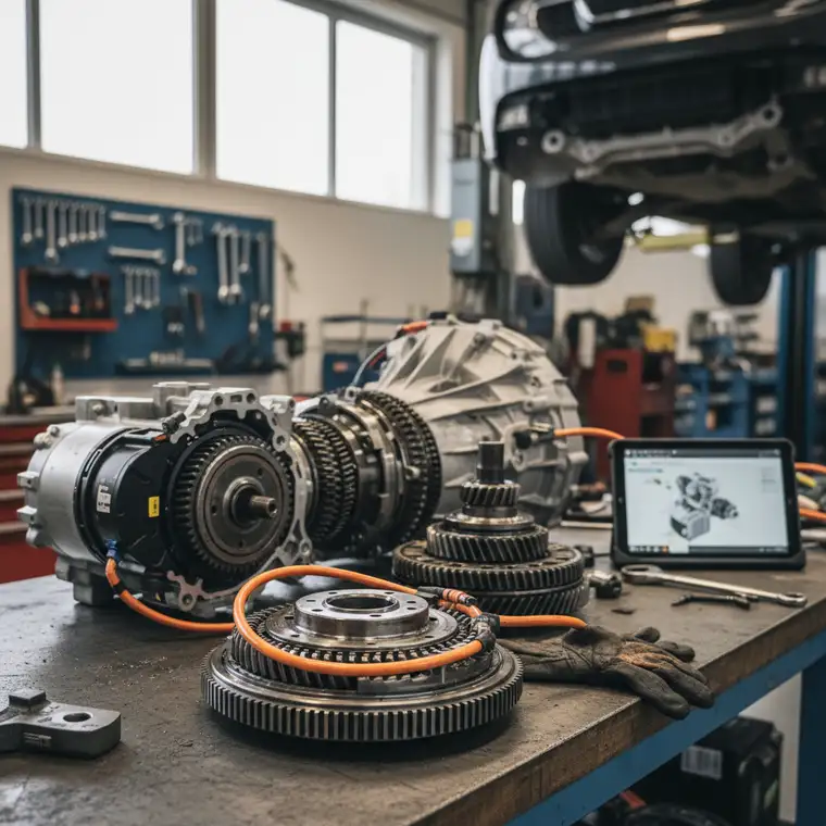 Dwumasowe koło zamachowe w hybrydzie plug-in jak działa w korkach